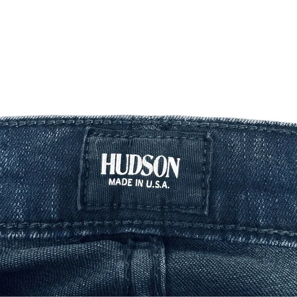 Hudson Jeans Stark Moto Pant Skinny Blue Wild Dark Wash Blue Size 27 (4) New NWT